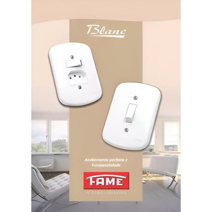 Imagem de Modulo 2 Tomada Distanciada 3 Pinos 20A Fame Blanc