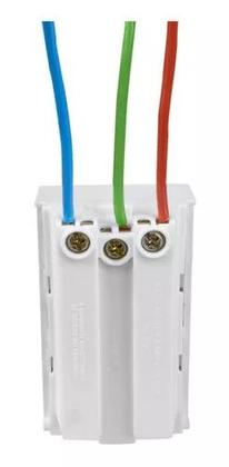 Imagem de Modulo 2 tomadas-10a-250v-separadas monobloco-modelo i9