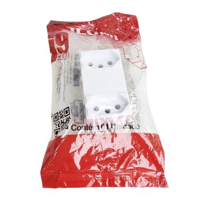 Imagem de Modulo 2 Tomadas Separadas Monobloco 2p+t 20a 250v 95121 - Ilumi