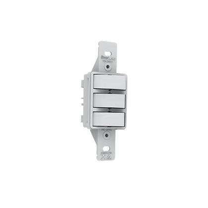 Imagem de Módulo 3 Interruptor Simples Embutir Condulete Branco Artis