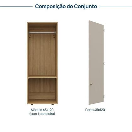 Imagem de Módulo 45x120 1 Porta Frame CabeCasa MadeiraOriginals