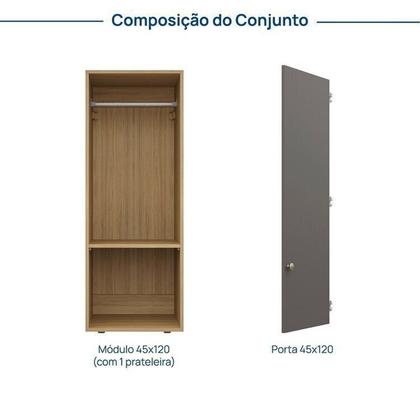 Imagem de Módulo 45x120 1 Porta Frame CabeCasa MadeiraOriginals