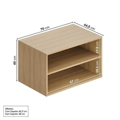 Imagem de Módulo 70x40 2 Portas Frame CabeCasa MadeiraOriginals