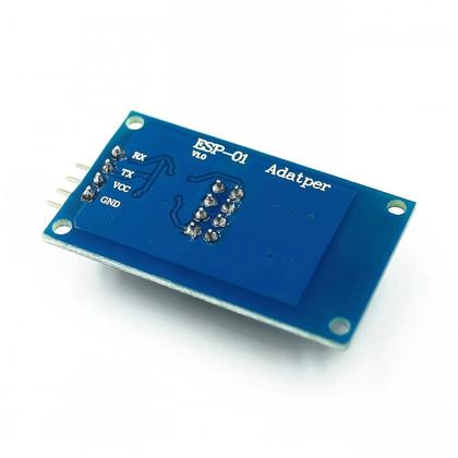 Imagem de Módulo Adaptador WiFi Sem Fio ESP8266 ESP-01 3.3V 5V Compatível Com Arduino ESP01 Breakout PCB
