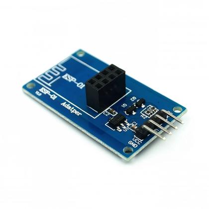 Imagem de Módulo Adaptador WiFi Sem Fio ESP8266 ESP-01 3.3V 5V Compatível Com Arduino ESP01 Breakout PCB