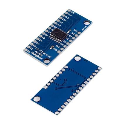 Imagem de Módulo ADC Digital Multiplexador Analógico De 16 Canais 2V-6V Para Arduino Placa Microcontroladora