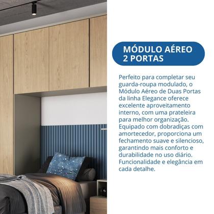 Imagem de Modulo Aéreo 2 Portas 100cm X 73cm 54cm
