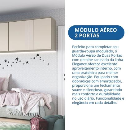 Imagem de Modulo Aéreo 2 Portas 100cm X 73cm Elegance