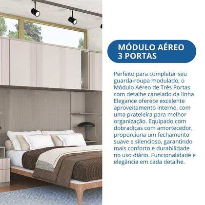 Imagem de Modulo Aéreo 3 Portas Queen Elegance