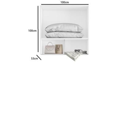 Imagem de Módulo Aéreo para Cama de Solteiro Mdf Clean Altezza