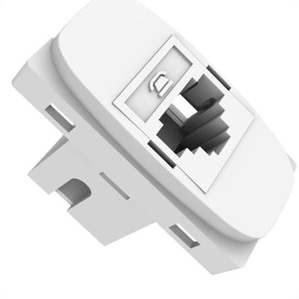 Imagem de Modulo Alumbra Gracia 1 Tomada Rj11 4V Branco 85316