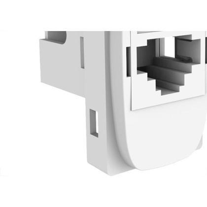 Imagem de Modulo Alumbra Gracia 1 Tomada Rj11 4V Branco 85316