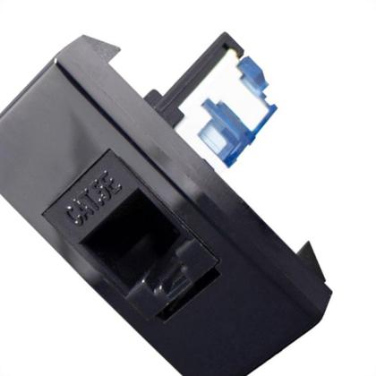 Imagem de Modulo Alumbra Inova 1 Tomada Rj45 Black Piano 85516