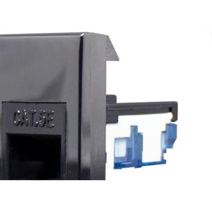 Imagem de Modulo Alumbra Inova 1 Tomada Rj45 Black Piano 85516