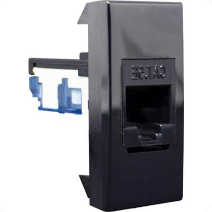Imagem de Modulo Alumbra Inova 1 Tomada Rj45 Black Piano 85516