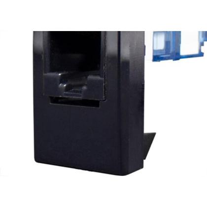 Imagem de Modulo Alumbra Inova 1 Tomada Rj45 Black Piano 85516