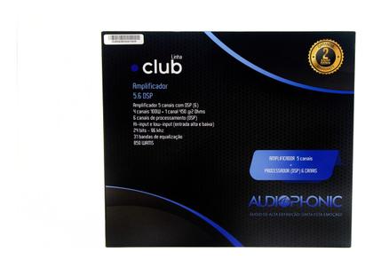 Imagem de Módulo Amplificador Audiophonic Club 5.6 DSP 5 Canais Processador 6 Canais 850W RMS HiFi App Bluetooth