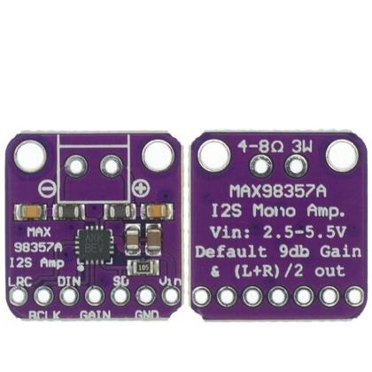 Imagem de Módulo Amplificador Classe D 3W I2S DAC Decodificador Placa De Áudio Sem Filtro Para Raspberry Pi