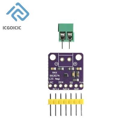 Imagem de Módulo Amplificador Classe D 3W I2S DAC Sem Filtro Para Projetos De Áudio Raspberry Pi ESP32