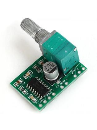 Imagem de Módulo Amplificador Digital com Potenciômetro - PAM8403 - 2.5V a 5.5V, 3W * 2