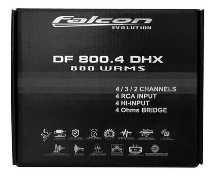 Imagem de Modulo Amplificador Digital Falcon Df800.4 Dhx Hi-input