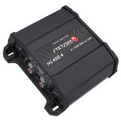Imagem de Módulo Amplificador Digital Stetsom HL400.4 400W RMS 4 Canais 2 Ohms