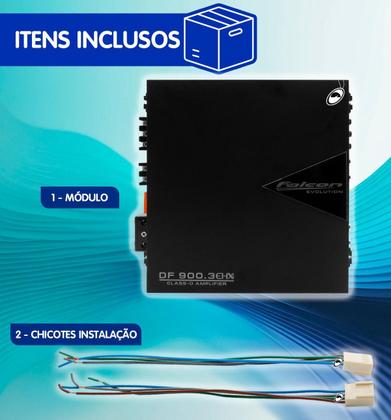 Imagem de Módulo Amplificador Falcon Digital Df900.3 Ehx 3 Canais 900W