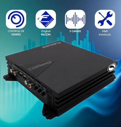 Imagem de Módulo Amplificador Falcon Digital Df900.3 Ehx 3 Canais 900W