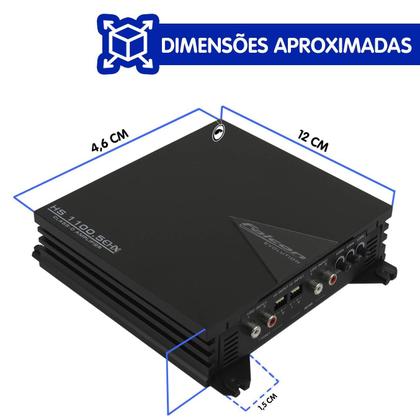 Imagem de Módulo Amplificador Falcon Digital Hs1100.5Ehx 5 Canais 750W
