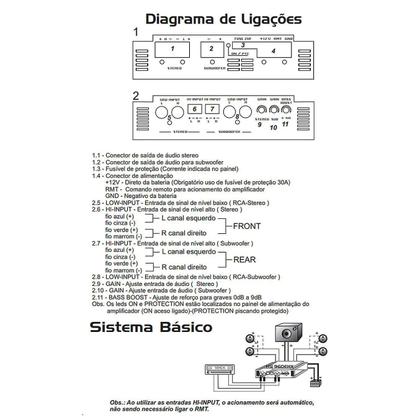 Imagem de Módulo Amplificador Falcon Digital Hs960.3 Ehx 3 Canais 450W