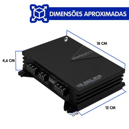 Imagem de Módulo Amplificador Falcon Digital Hs960.3 Ehx 3 Canais 450W