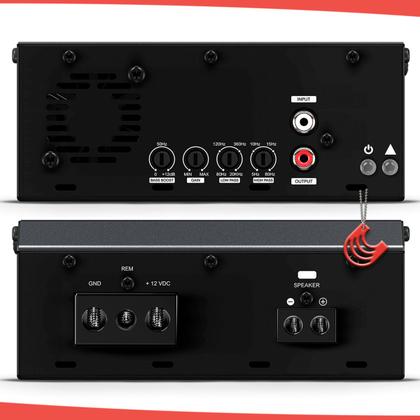 Imagem de Módulo Amplificador Potência 3000w 1 canal 4 2 1 ohms SounDigital 3000.1 EVO6 Para Subwoofer Grave