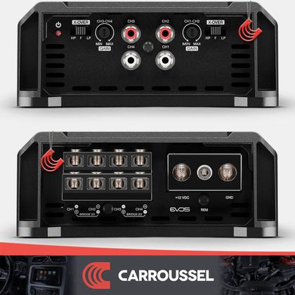 Imagem de Módulo Amplificador Potência Som Automotivo 2000w 4 ohms 4 e 2 canais Full Range 2000.4 Soundigital