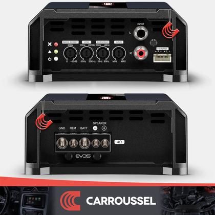 Imagem de Módulo Amplificador Potência Som Automotivo 800w 4 ohms 1 canal RCA e Fio Alta 800.1 Soundigital