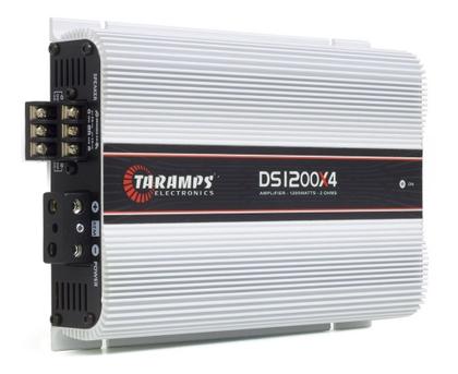 Imagem de módulo amplificador potencia taramps ds1200x4 4 canais 1200 watts rms 2 ohms original pronta entrega