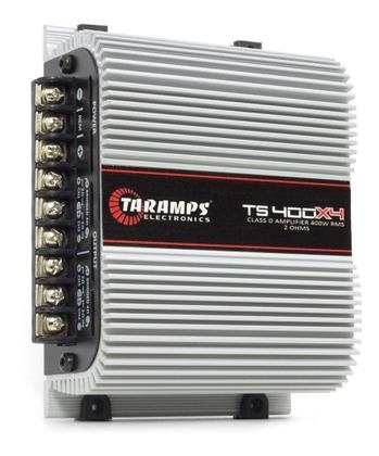 Imagem de módulo amplificador potencia taramps ts400 4 canais 400 watts rms 2 ohms original pronta entrega
