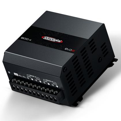 Imagem de Módulo Amplificador Soundigital SD 800.4 EVO 6 800W RMS 4 Canais 2 Ohms