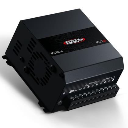 Imagem de Módulo Amplificador Soundigital SD 800.4 EVO 6 800W RMS 4 Canais 2 Ohms