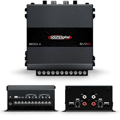 Imagem de Módulo Amplificador Soundigital SD 800 800.4 EVO6 800W Rms 4 Ohms 4 Canais