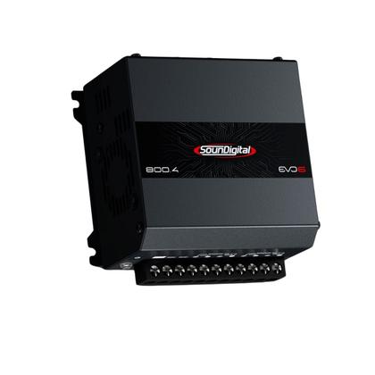 Imagem de Módulo Amplificador Soundigital Sd800.4 Evo6 800w 4 Canais 2 Ohms por Canal e Bridge 4 Ohms