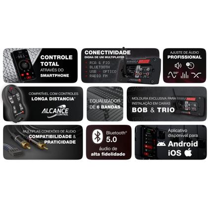 Imagem de Modulo Amplificador Stetsom Digital Bob 400.4 Dsplayer 400w Rms 2 Ohms Ds Player