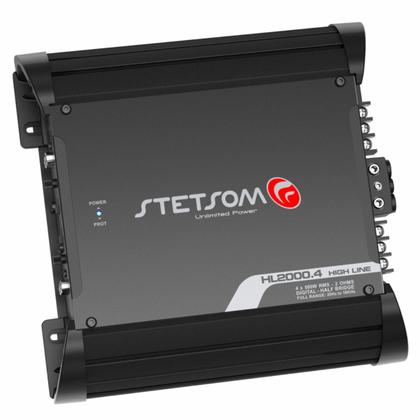 Imagem de Módulo Amplificador Stetsom HL2000.4 2000W 2 Ohms e Cabo Bateria 21mm 5 Metros reforçado