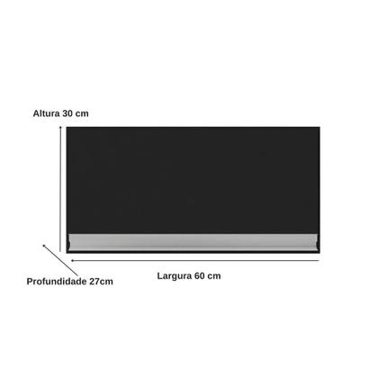 Imagem de Módulo Armário Aéreo De Parede Andreia 01 Porta - Ajl Móveis