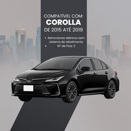 Imagem de Módulo Automação de Retrovisores com Tilt Down compatível c/ Corolla 15/19 Tury - PARK1.4.3V