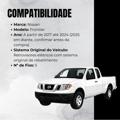 Imagem de Módulo Automação de Retrovisores compatível com Frontier 2017 até 2024 Tury - PARK3.3.8CQ