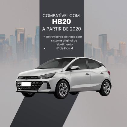 Imagem de Módulo Automação de Retrovisores compatível com HB20 A partir de 2020 Tury - PARK3.22.4DO