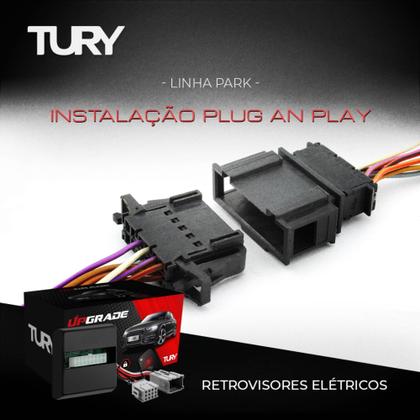 Imagem de Módulo Automação de Retrovisores Rebatimento compatível com Jetta de 2011-2018 Tury - PARK2.3CY