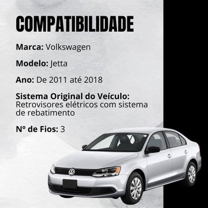 Imagem de Módulo Automação de Retrovisores Rebatimento compatível com Jetta de 2011-2018 Tury - PARK2.3CY