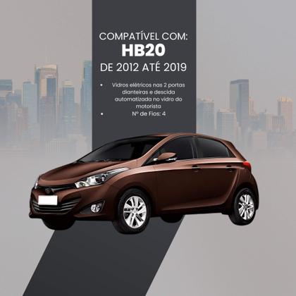 Imagem de Módulo Automação de Vidros Elétricos Antiesmagamento compatível c/ HB20 12/19 Tury - PRO2.18DC