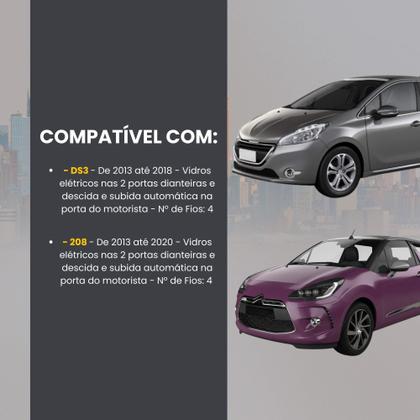 Imagem de Módulo Automação de Vidros Elétricos Antiesmagamento compatível com DS3 e 208 Tury - PRO 2.4BI